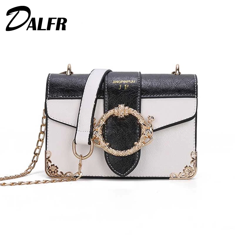 DALFR известный бренд женская сумка на плечо для дам Модный дизайн роскошные сумки