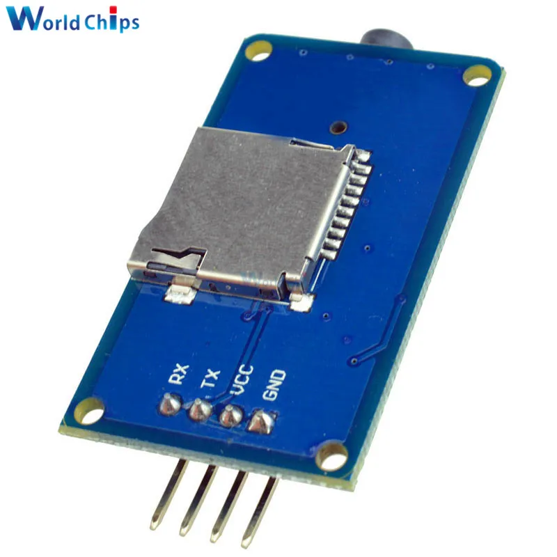 YX5300 UART ttl последовательное управление MP3 музыкальный плеер модуль Поддержка MP3/WAV Micro SD/SDHC карты для Arduino/AVR/ARM/PIC 3,2-5,2 В DC