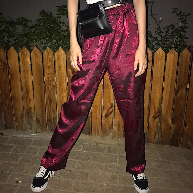 Винтажная уличная одежда с принтом темного дракона и тотемного ulzzang Корейская