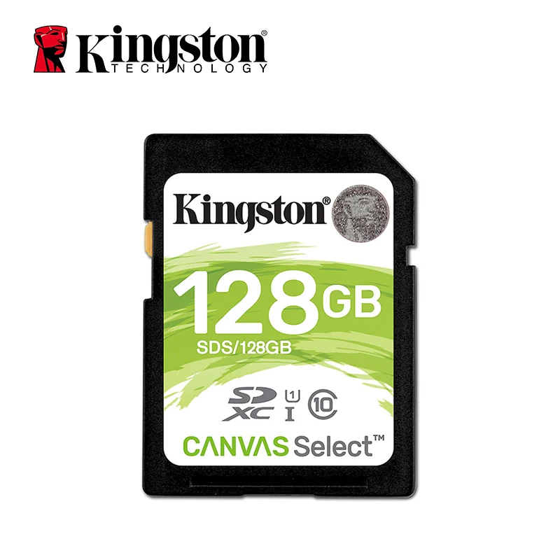 128GB Kingston sd-карта 128 Гб 64 Гб карта памяти класс 10 SDHC SDXC 32 Гб 16 Гб uhs-i HD video cartao de memoria для камеры с кардридером - Емкость: 128GB