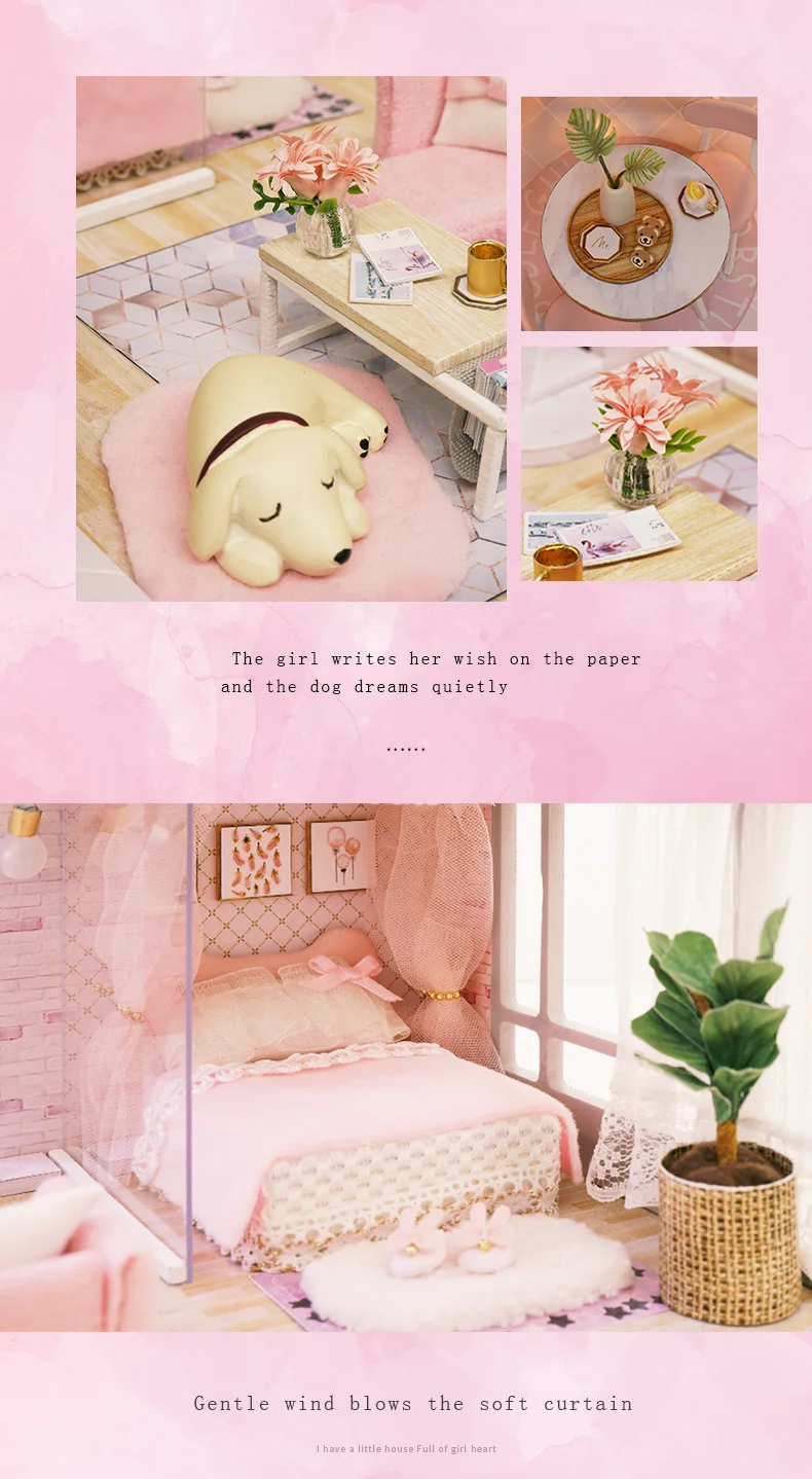 Cutebee кукольный дом мебель миниатюрный кукольный домик DIY миниатюрный дом комната коробка театр игрушки для детей наклейки DIY кукольный домик E