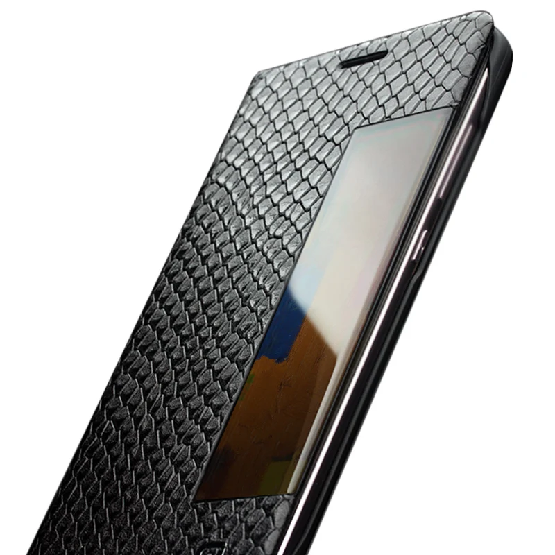 QIALINO чехол с функцией сна для Huawei Mate 9 Pro ультратонкий Ультратонкий из натуральной