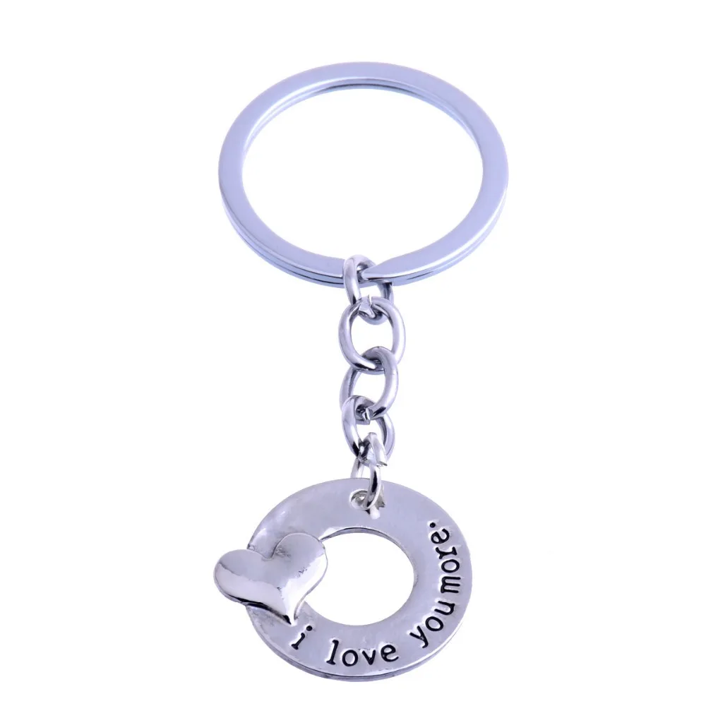 Сердце я люблю тебя больше брелок для влюбленных пар романтический подарок жены