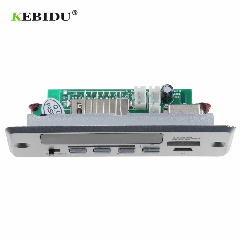 KEBIDU MP3 декодирующая плата Bluetooth5.0 модуль беспроводной Автомобильный USB плеер TF
