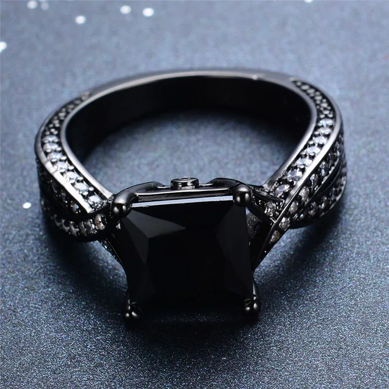 Высокое качество мода ювелирных изделий женщин мужчины черное золото