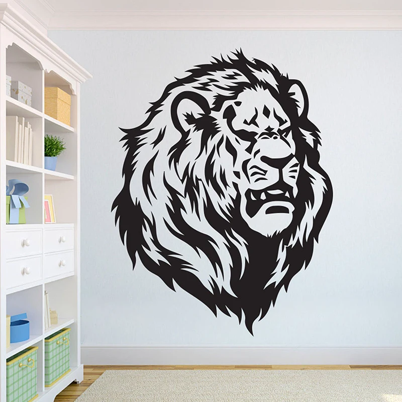 

Lion Beautiful Lion Wall Decal African Wild Lion Pride Animals Home Interior Design Art Office Murals Home Decoration A3-004