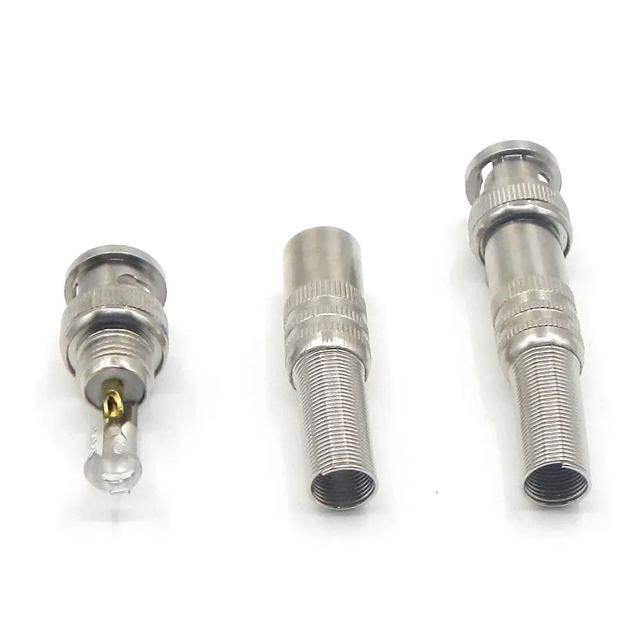 Штекерный разъем BNC для фотомагнитного кабеля латунный конец обжим кабельный