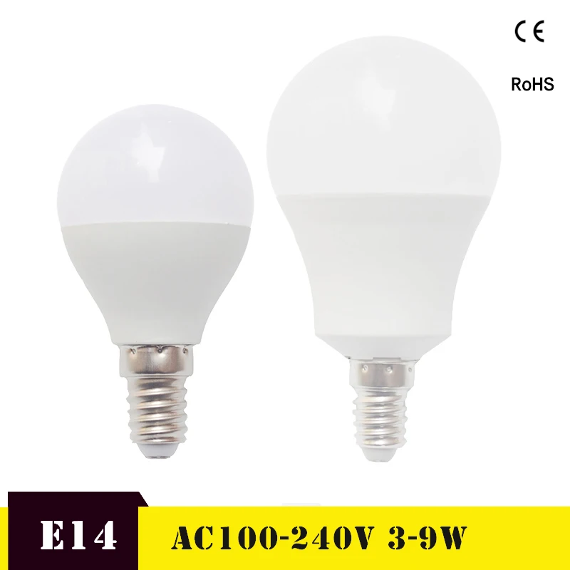 Светодиодная лампа E14 светодиодная 220 В 110 5 Вт 3 9 SMD2835 Светодиодный прожектор для