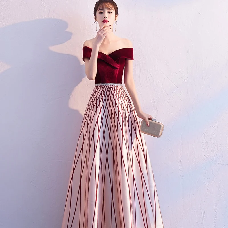 Платье для свадьбы 2019 Vestidos с открытыми плечами Элегантное Длинное платье