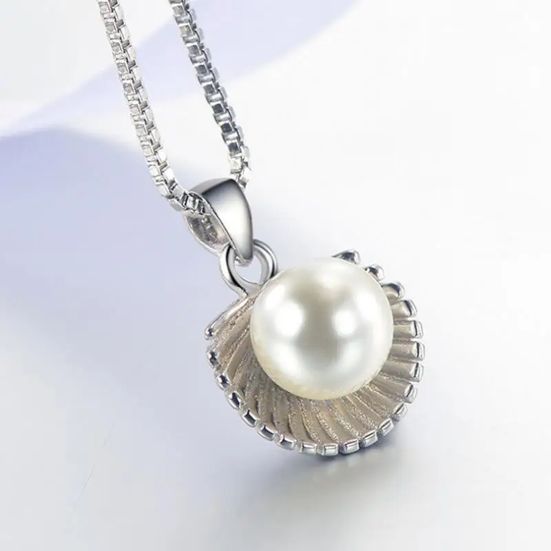 Качественное женское ожерелье подвеска для жемчужной ракушки фаната 2017 года