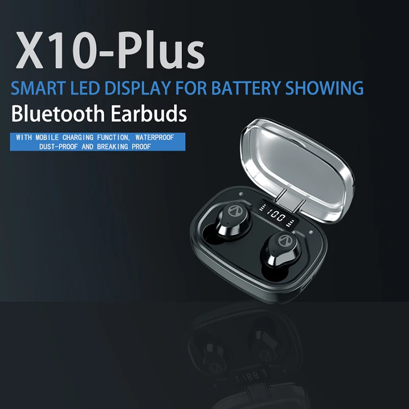 OUKK TWS IPX7 водонепроницаемые беспроводные наушники Bluetooth 5 0 стерео музыкальные