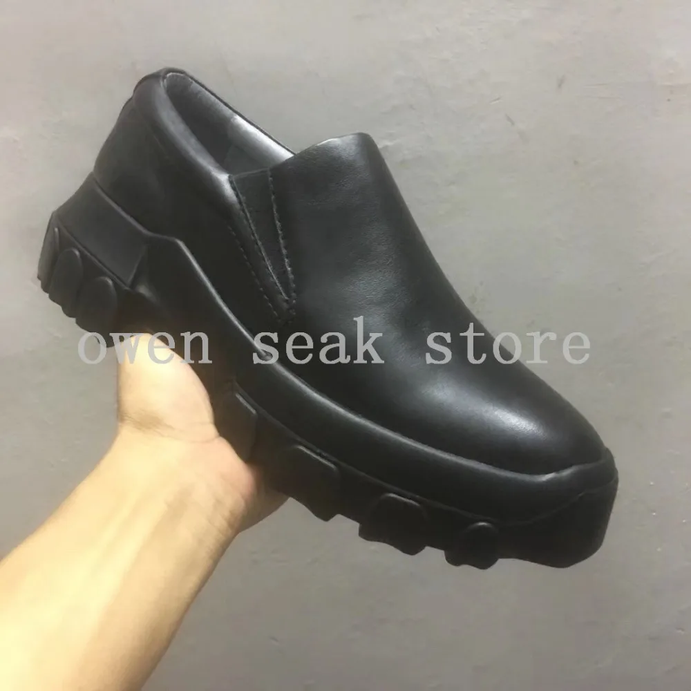 19ss Owen Seak/мужские лоферы Повседневная обувь роскошные кроссовки из натуральной