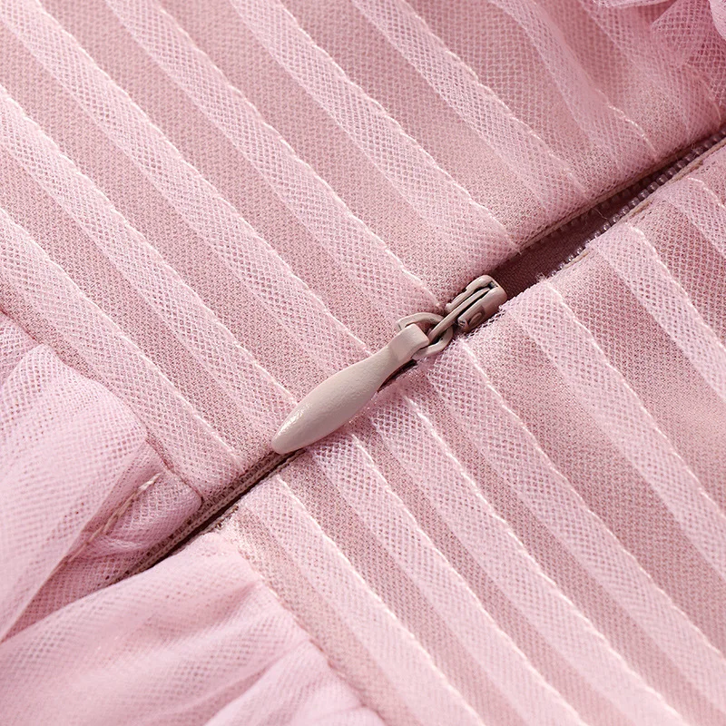 Роскошное женское розовое платье 2018 сексуально милая итальянская лапша с мячом