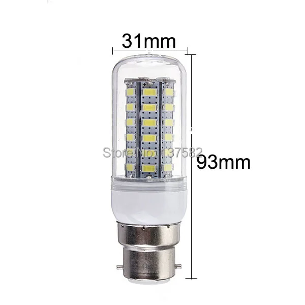 

5x B22 LED lamps AC 220V 240V Corn Bulbs 48 LEDs Lamp 5730 SMD Warm White Cold White LED Bulb