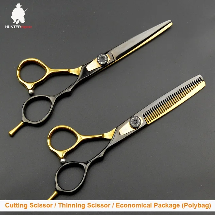 scissor set no bag 30% скидка HT9173 6 дюймов Парикмахерские ножницы для парикмахерской Инструменты для укладки волос для стрижки волос филировочные ножницы набор расчески парикмахер - Цвет: scissor set no bag