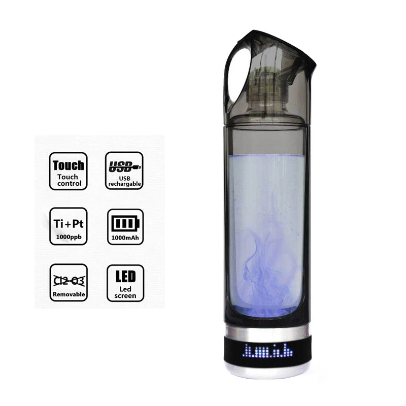 Бутылка для водородной воды H2 портативный генератор водорода перезаряжаемый от