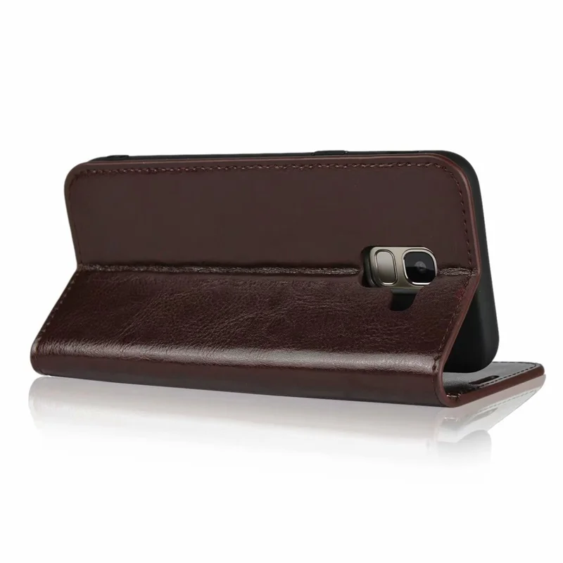 Case For Samsung Galaxy J4 Plus J415F J6 J610F case Flip Cover High quality Genuine Leather Wallet Soft kimTHmall | Мобильные