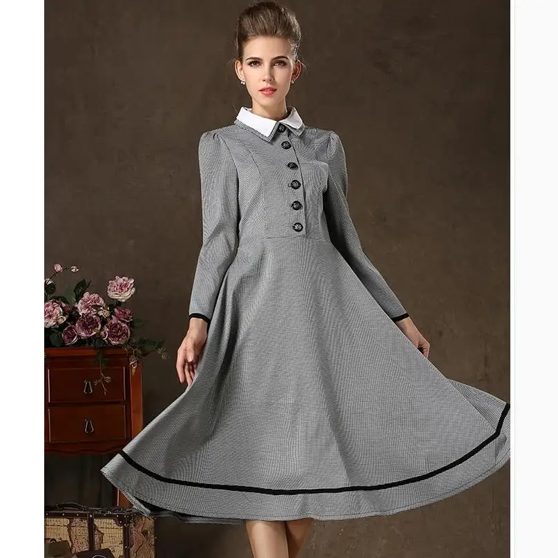 Горячая Распродажа оригинальный дизайн большие качели клетчатая Юбка с высокой