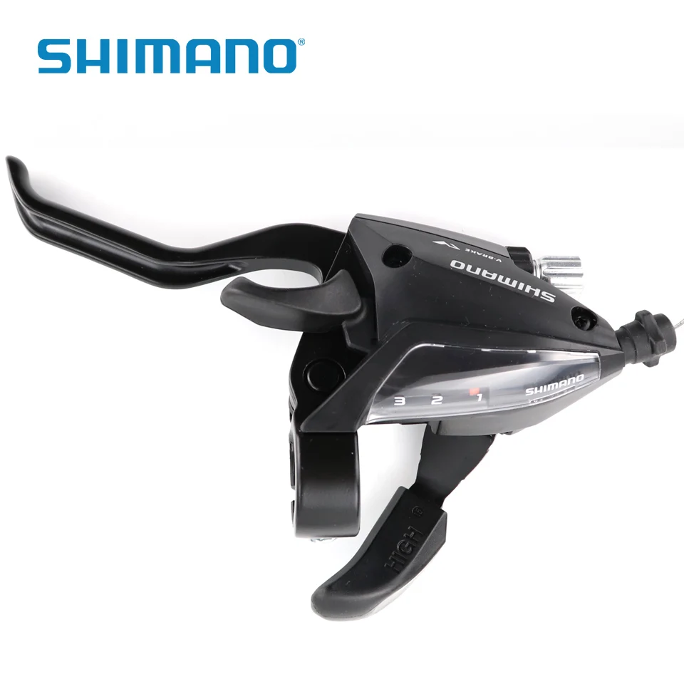 Велосипедные рычаги переключения тормозов SHIMANO ST EF500 3x7S|Велосипедный