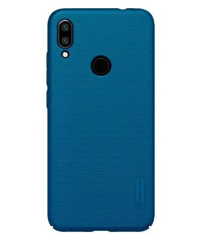 Синий Чехол для Xiaomi Redmi Note 7 6,3 ''NILLKIN матовый ПК Жесткий Чехол для задней панели для Xiaomi Redmi Note 7 Pro Note7 7S - Цвет: Синий