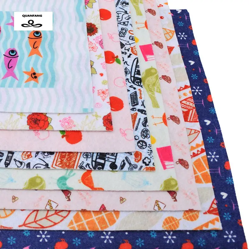 Мягкая ткань для шитья из полиэстера 8 шт. 19x28 см|soft felt|felt fabricfabric pattern |