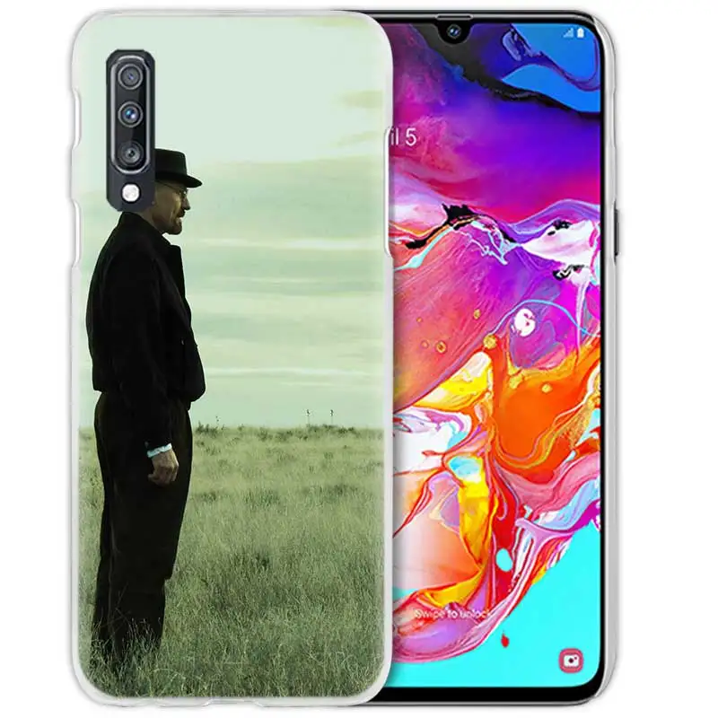 07 Чехол с принтом «во все тяжкие» чехол для samsung Galaxy A50 A70 A20e A40 A30 A20 A10 A8 A6 плюс A9 A7 жестркий прозрачный пк чехлы для телефона с бумажником и крышка - Цвет: 07
