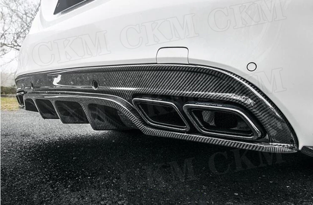 Задний спойлер из углеродного волокна для Mercedes Benz C class W205 Sedan 4 двери C180 C200 C300 C63- защита Бампера