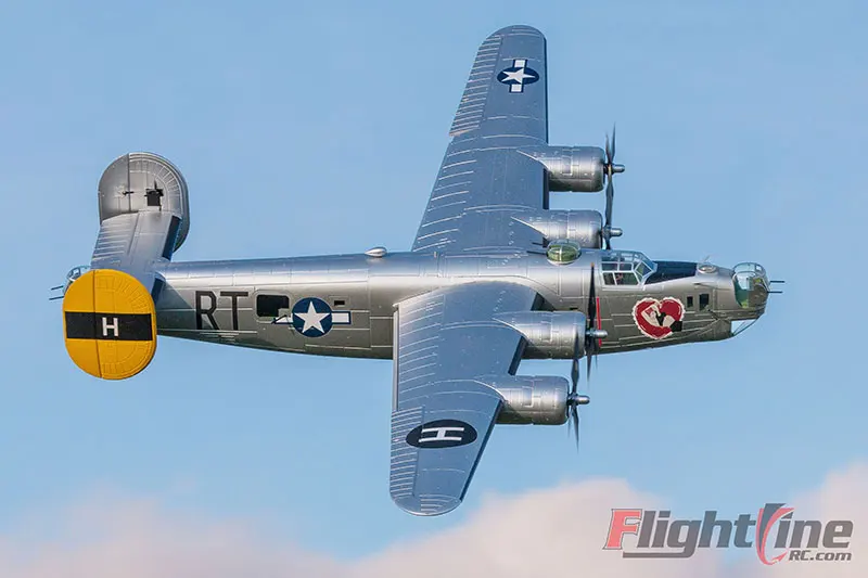 Радиоуправляемый самолет модель свободного хода Flightline 2000 мм размах крыльев B24 B-24 Liberator PNP