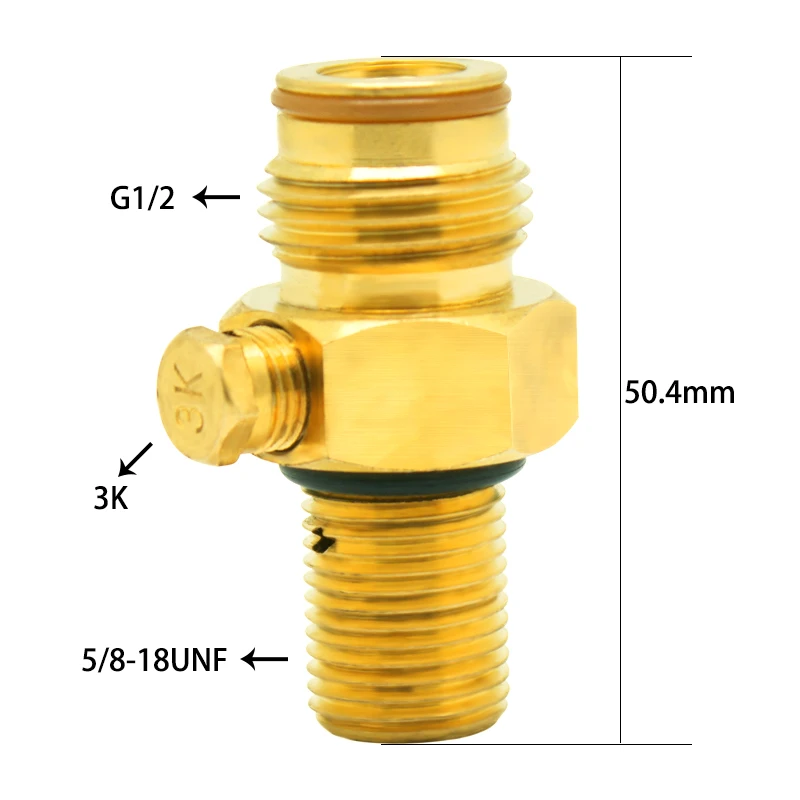 Пейнтбол 0.5L 12oz СО2 баллон с или без контактный клапан
