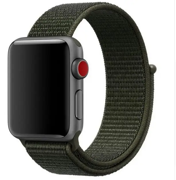 Новейший тканый ремешок для Apple Watch нейлоновый спортивный 38 42 40 44 мм ремень iwatch
