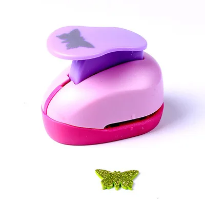 butterfly Дырокол Cortador De Papel круг в виде корабля перфораторы DIY Скрапбукинг Пробойники Furador Perfurador резак для бумаги - Цвет: butterfly