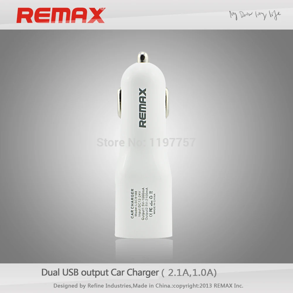 Remax автомобиля Зарядное устройство 2 USB Выход | Мобильные телефоны и аксессуары