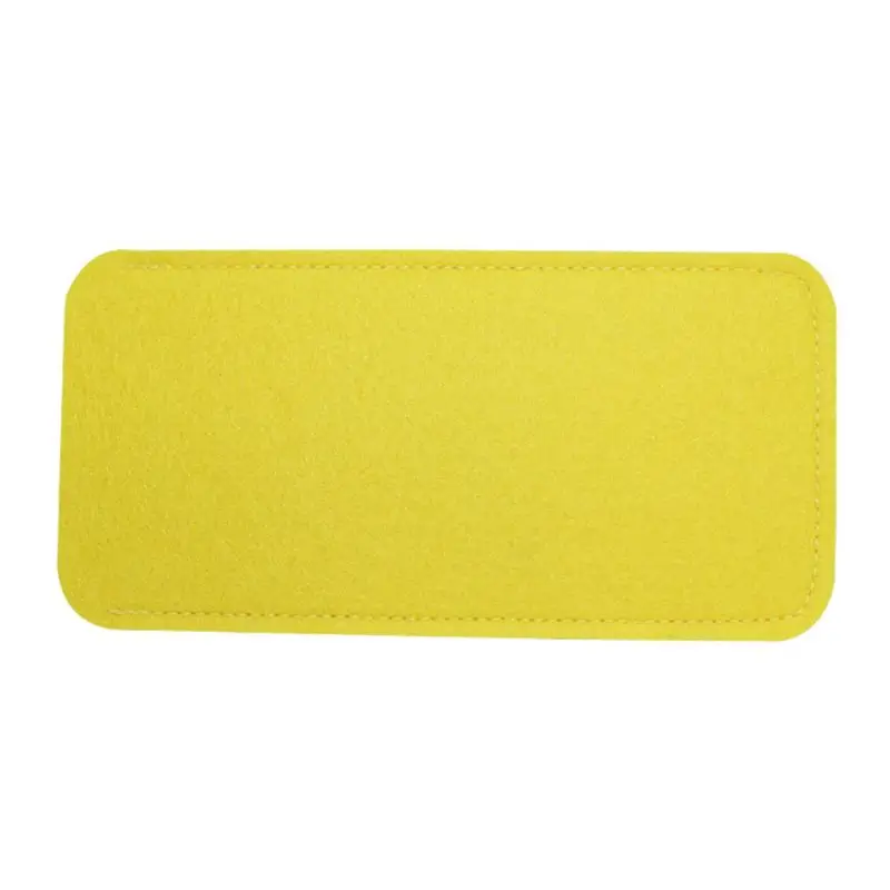 Yellow Мягкий фетровый чехол-органайзер для очков - Цвет: Yellow