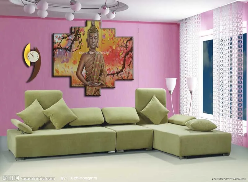 Цена по прейскуранту завода 5 шт. ручная работа Высокое качество будда картина