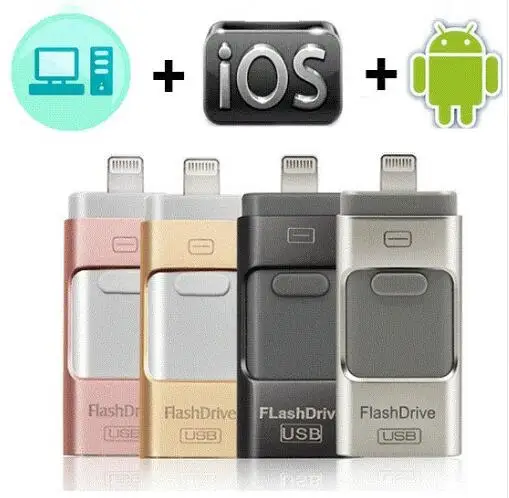 Флеш-накопитель USB 3 0 для iPhone X/8/7/7 Plus/6 Plus/6s/5/SE/ipad портативный флэш-накопитель HD