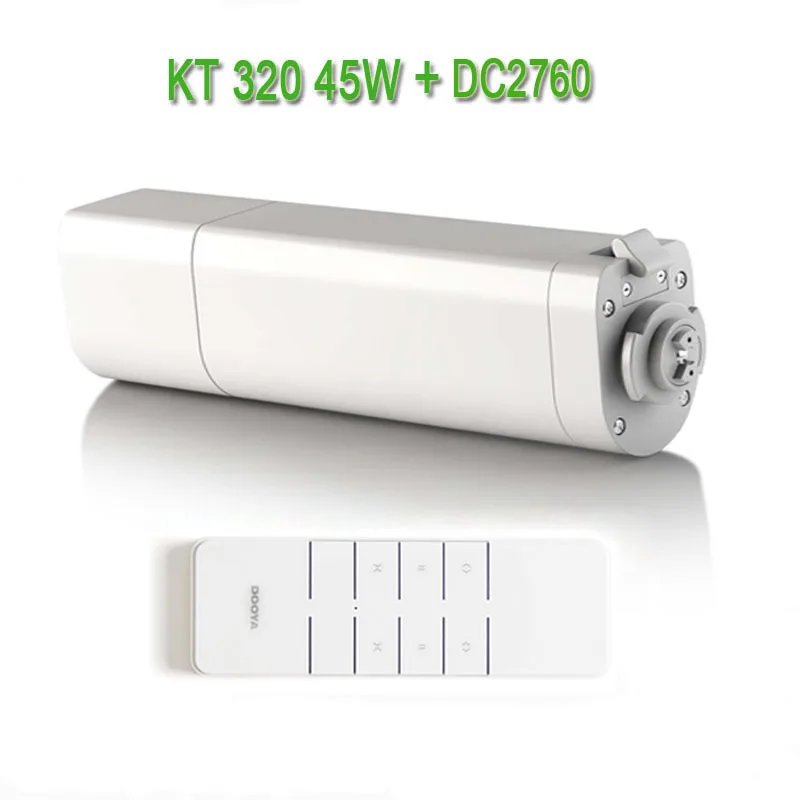 Dooya автоматический электрический занавес двигатель KT320E/45 Вт, электронный двигатель+ Dooya DC2760 2 канала излучатель пульт дистанционного управления