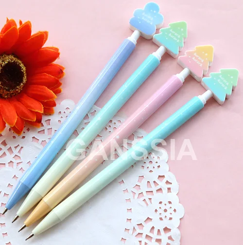 1 шт./лот механические карандаши с рисунком звезд модный дизайн дерева карандаш