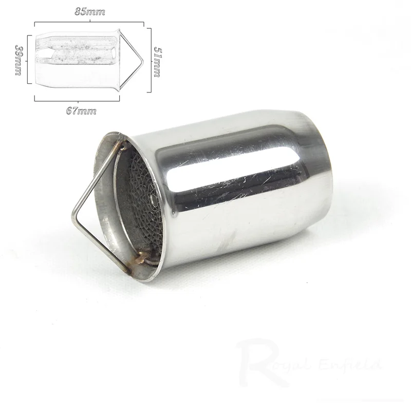 

48 мм 51 мм 60 мм универсальный передний средний конец выхлопной катализатор DB Killer перегородка мотоцикл автомобильный глушитель глушитель шумоподавитель