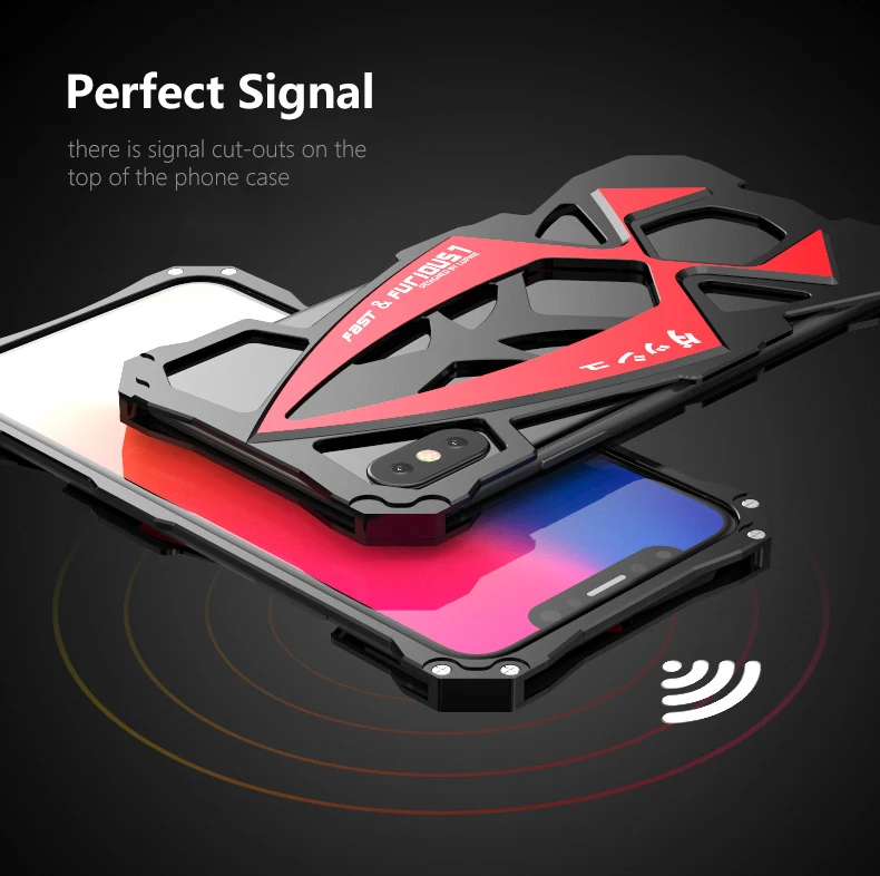 LUPHIE Крышка корпуса ля iPhone X Роскошный Жесткий металлический алюминиевый каркас тонкий противоударный армированный чехол для телефона для iPhone X задняя крышка Hoesje