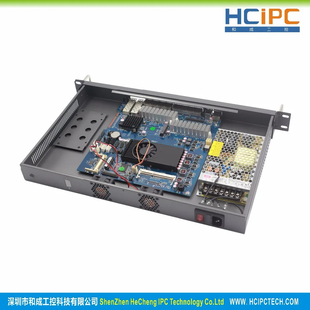 HCiPC B204 2 HCL SC1037 8L2FSPB Barebone C1037U 82583V 8LAN + 2FSP 1U брандмауэр система материнская плата