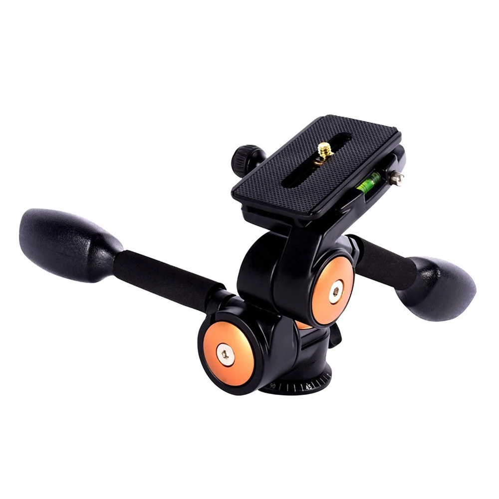 

YIXIANG Load 20KG Camera Tripod Monopod Ball Head 3-way Panhead for DSLR Camera VCR and Telephoto Lens Tripod Monopod Head
