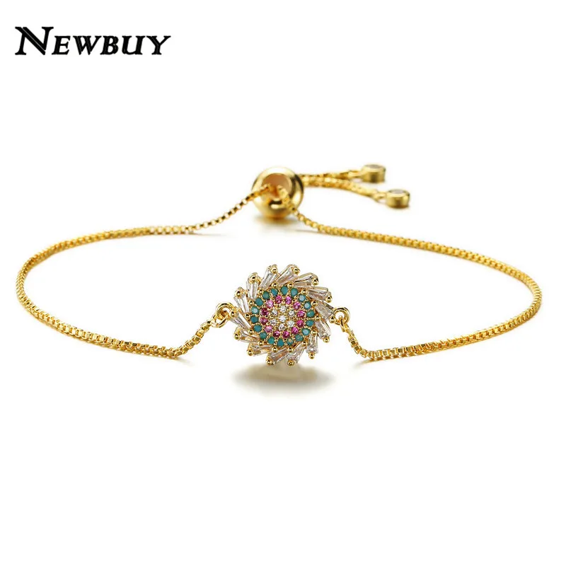 NEWBUY Модные женские ювелирные изделия из кубического циркония роскошный