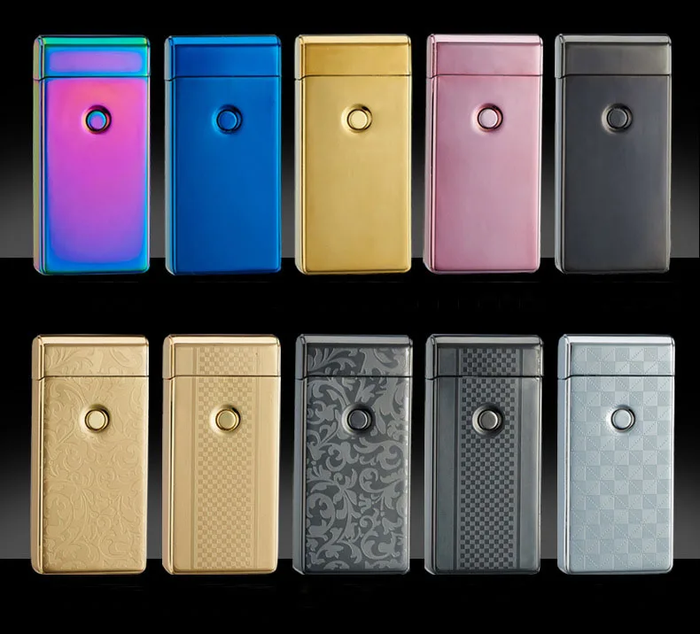 Двойной огонь Arc Пульс электронный Авто прикуриватели электрической дуги USB