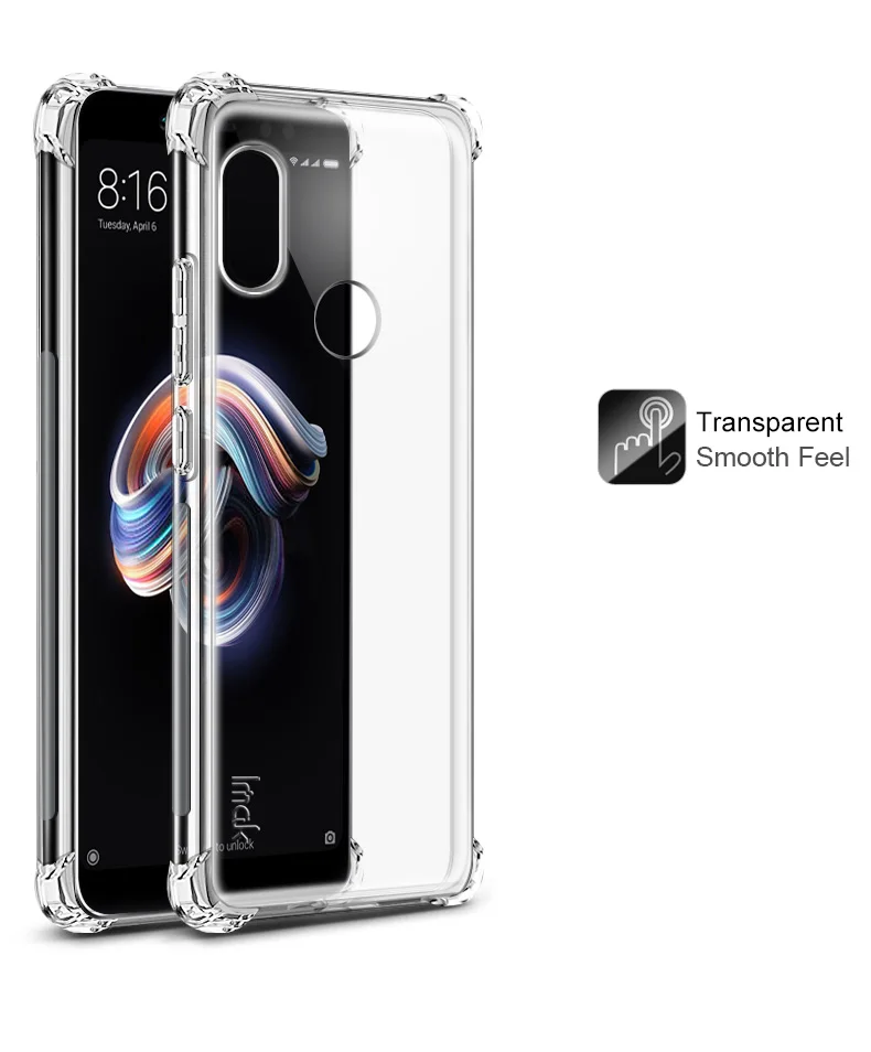 Xiaomi Redmi Note 5 Чехол Redmi Note 7 Чехол IMAK противоударный силиконовый мягкий ТПУ чехол для Redmi Note 6 Pro 7S 7Pro