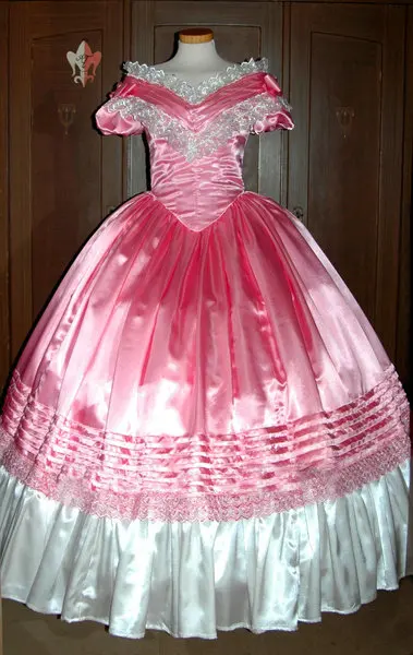 NewCustomer-made Pink 1800S Victorian dress 1860s Civil war Dress Theater Reenactor Costume Renaissance V-435 |