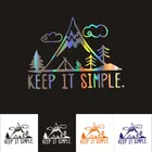 Наклейки для автомобиля, 16,3 см х 12,4 см, светоотражающие, для кемпинга, в горах