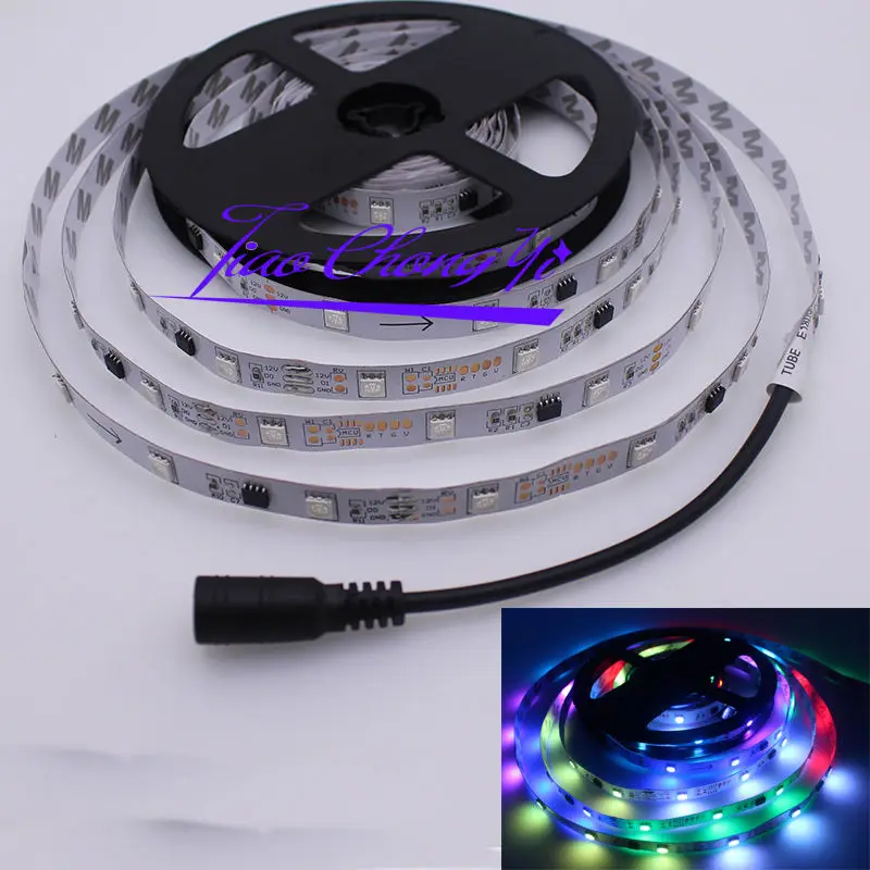 Гибкая лента WS2811 IC 5050 5 м 150 светодиодов|flexible strip|5m ws2811horse race |