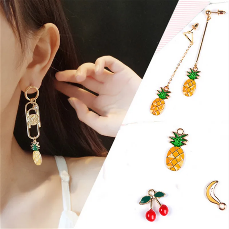 15pcs/bag Exquisite Pineapple Shappe Charm Pendant for DIY Women Earrings Jewelry Findings Craft Making | Украшения и аксессуары