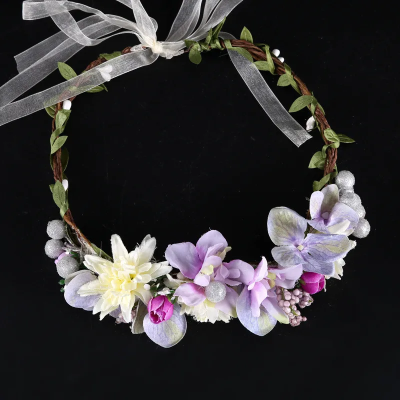 Bridal headdress garland holiday beach photo accessory FY19030852 | Свадьбы и торжества