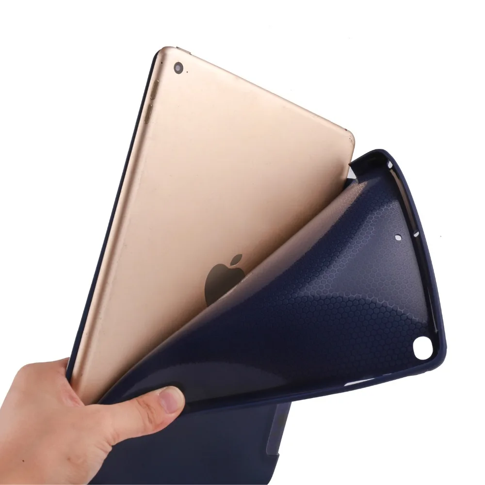 YCJOYZW-чехол для Apple, iPad 9,7 дюймов / для iPad Air 1/Air 2. Чехол из искусственной кожи+ Мягкий силиконовый чехол из ТПУ полная защита для угла